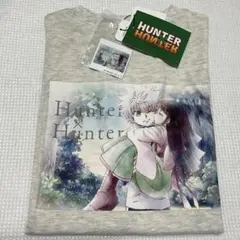 HUNTER×HUNTER アベイル キルア　アルカ ステッカー付Tシャツ M