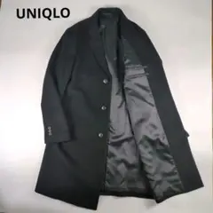 UNIQLO ユニクロ チェスターコート ウールカシミア ブラック 未使用級
