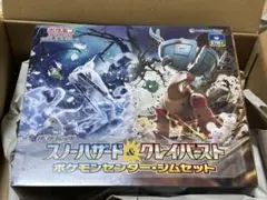 ポケモンカード スノーハザード&クレイバースト ジムセット 未開封 ポケセン購入