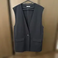 GLACIER ベスト ジレ ブラック Mサイズ