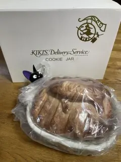 魔女の宅急便　ニシンのパイ　クッキージャー　ジジ付き　[難有り] 魔女の宅急便 ニシンのパイ クッキージャー ジジ付き [難有り