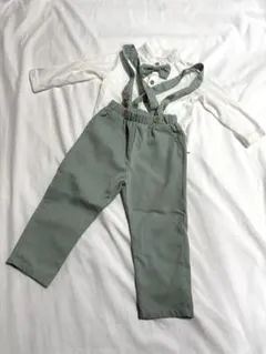 SHEIN ブラウスとサロペット フォーマルスーツ