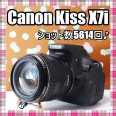 ✨ショット数5614回✨スマホ転送可✨Canon kiss X7i レンズセット ✨スマホ転送可✨ショット数5614回✨Canon kiss X7i レンズセット