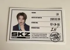 straykids this&that IDカード　アイエン