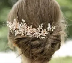 ウェディングヘッドドレス&ピアス