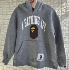 A BATHING APE グレー パーカー