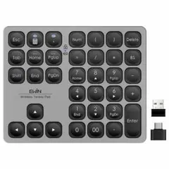EWIN 超薄型ワイヤレス Bluetooth5.2+2.4G無線接続テンキー