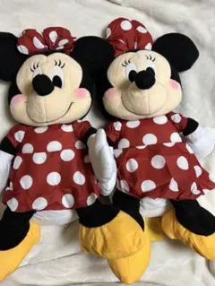 ミニーマウス　fukufukuぬいぐるみ　大きいＢＩＧ　ROUND1　ディズニー