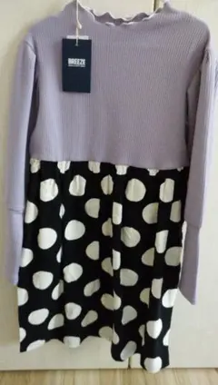 新品未使用タグ付きブリーズワンピース130