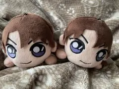 名探偵コナン 羽田秀吉 寝そべり ぬいぐるみ ２個セット