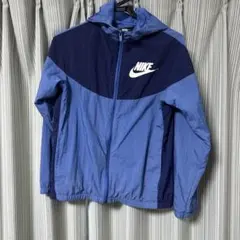 NIKE ウィンドブレーカー ブルー 子供 Lサイズ