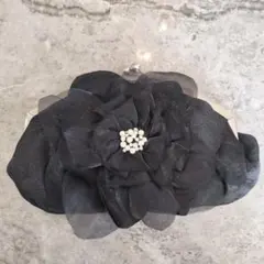 BEAMS ビームス ビジュー付きパーティーバッグ ブラック