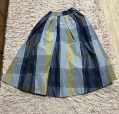 アナナチェック柄フレアスカート美品