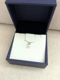 ヴァンドーム青山　ネックレス　アコヤパール　ダイヤモンド