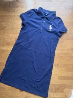 【POLO RALPH LAUREN】ラルフローレン ビックポロネイビーワンピ