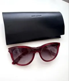 SAINT LAURENT サングラス レッド系 専用ケース付のサムネイル