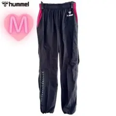 【未使用品】 hummel トラックパンツ 黒/ピンク ウィンドブレーカーパンツのサムネイル