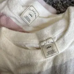 ジェラートピケ ストライプ ルームウェア ピンク