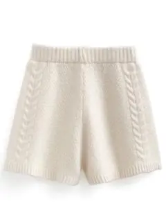 ケーブル編みニットショートパンツ[so23]