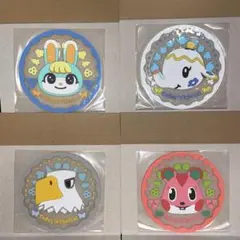 どうぶつの森 クリアラバーコースター 4種セット ガシャポン ガチャガチャ