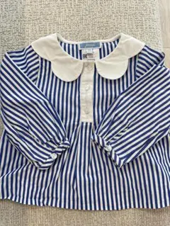 Jacadi ジャカディ スカラップ襟ブラウス 12m 74㎝