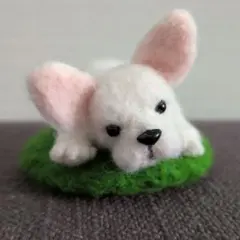 羊毛フェルト　フレンチブルドッグ