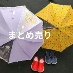 子供用　男の子　女の子　傘　恐竜　プリンセス　サンダル　レイングッズ