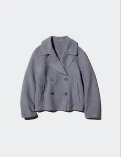 ダブルフェイスショートコートリラックスフィット　UNIQLO