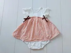 アプレレクール　フラワープリント ワンピース ~80cm