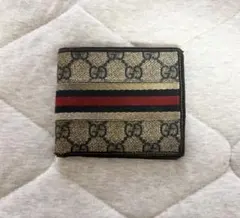 GUCCI 二つ折り財布 GGスプリーム シェリーラインのサムネイル