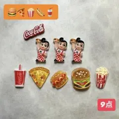 パーツ デコ ネイル フード アメキャラ 9点