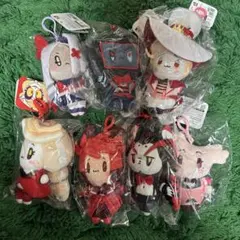 ハズビンホテル おすわりマスコット おすわりマスコットセット（7種）　ぬいぐるみ