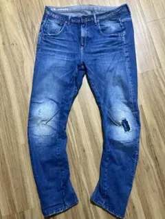 ジースターロウ　ビンテージ　ジーンズ　ブルー　32インチ【希少品】