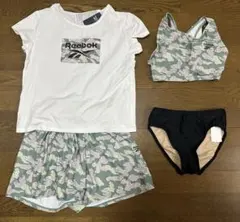 リーボック　Reebok 水着 4点セット 7号ビキニ　Tシャツ　ショートパンツのサムネイル