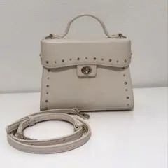 即購入⭕️DIANA ショルダー ハンドバッグ 2way アイボリー