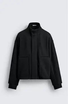 ZARA リブボクシーフィットジャケット　Sサイズ