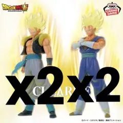 ドラゴンボール超 CLEARISE ゴジータ&ベジット　4体セット