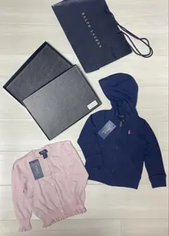 新品 タグ付 ギフト プレゼント ラルフローレン パーカー カーディガン セット