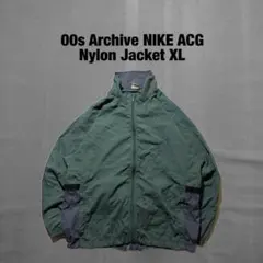 00s NIKE ACG ジップアップ ナイロンジャケット テック Y2K XL