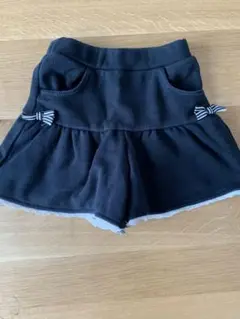 any Fam 裏起毛　ブラック　ショートパンツ　キュロット