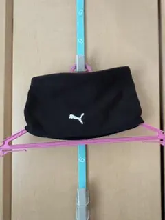 PUMA リバーシブル フリースネックウォーマー ブラック×レッドのサムネイル