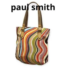 Paul Smith トートバッグ マルチストライプ カラフル ポールスミス