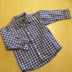 H&M ベビーチェックシャツ12-18M