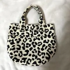 LOWRYS FARM / ヒョウ柄ミニトートバッグ