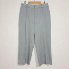 ロートレアモン スラックス パンツ グレー ストレート オフィス a1982