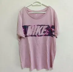NIKE ナイキ ロゴTシャツ XL ピンク 半袖 レディース