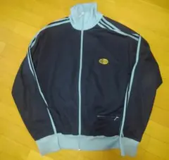 adidas ジップアップジャケット 2XL 地球儀　ユーズド