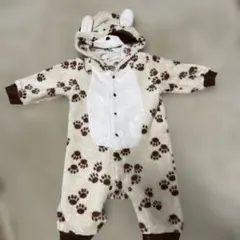 ベビー服　70 冬　カバーオール　犬　着ぐるみ　厚手　男　女　ロンパース