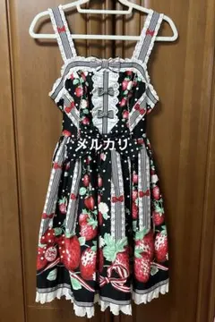 Ank Rouge ストロベリープチリボンJSK - メルカリ