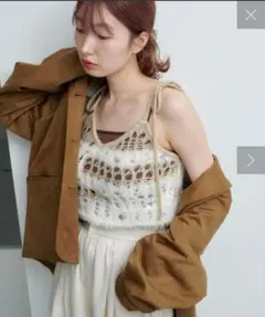 Kastane 透かしニットビスチェのサムネイル